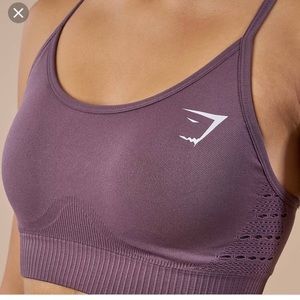 GYMSHARK  energy seamless sports bra L purple wash